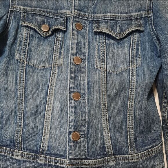 EXPRESS LADIES XS‎ extra small jean jacket - Picture 3 of 6